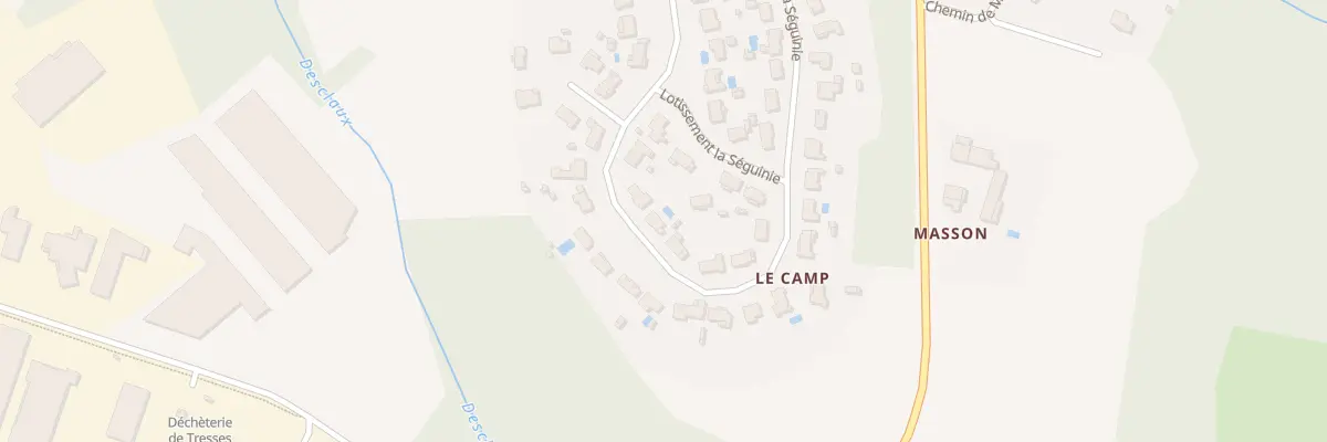 Plan du 58 Lot la Séguinie à Tresses