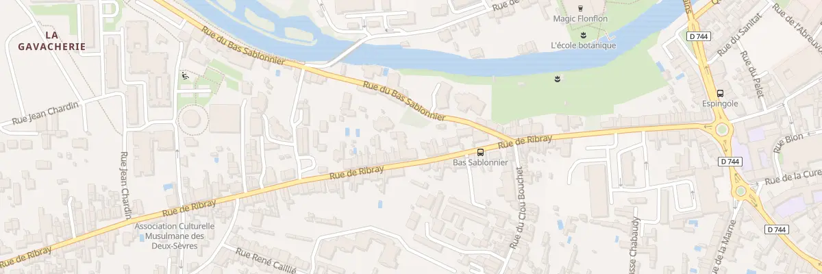 Plan du 58B Rue de Ribray à Niort