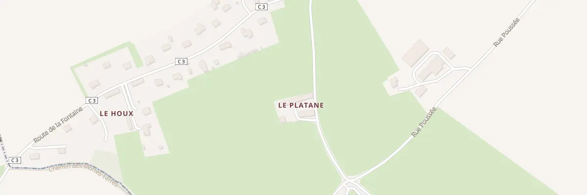 Plan du 7 Rue de la Vallée à Maizet