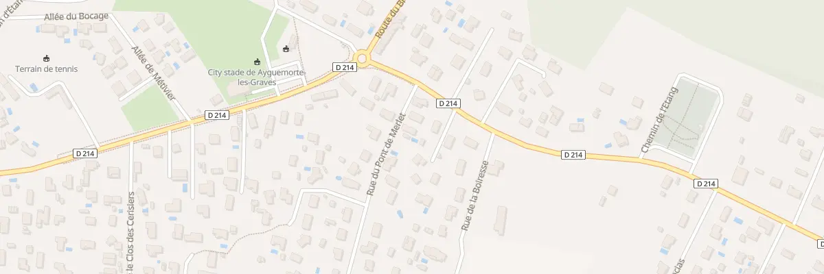 Plan du 1B Rue du Pont Merlet à Ayguemorte-les-Graves