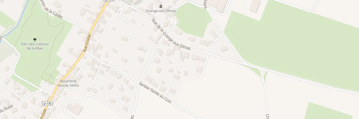 Plan du 12 Rue de la Grange aux Dimes à Rots