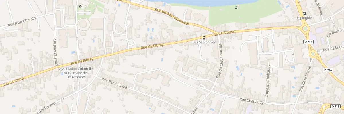 Plan du 59 Rue de Ribray à Niort