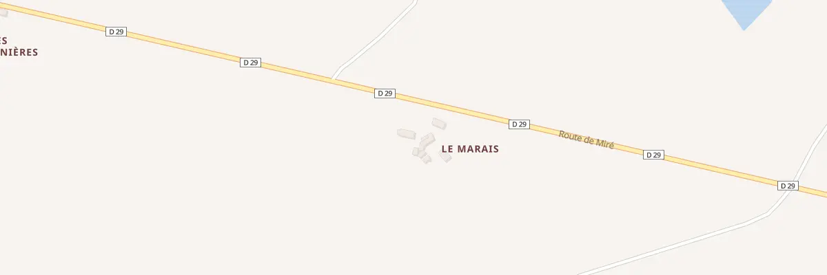 Plan du 5112 Le Marais à Miré