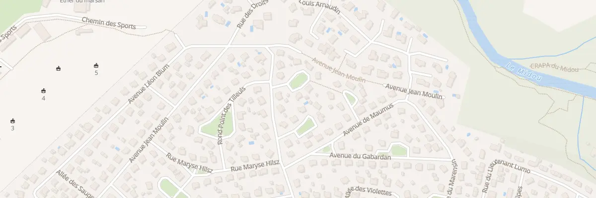 Plan du 11 Imp de Majot à Mont-de-Marsan
