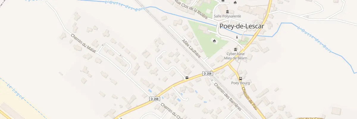 Plan du 10 Imp de la Plaine à Poey-de-Lescar