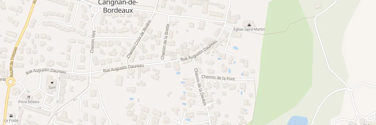 Plan du 54 Rue Augustin Daureau à Carignan-de-Bordeaux