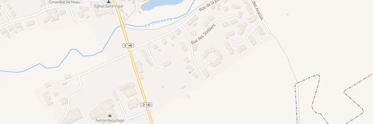 Plan du 6 Rue des Marronniers à Neau