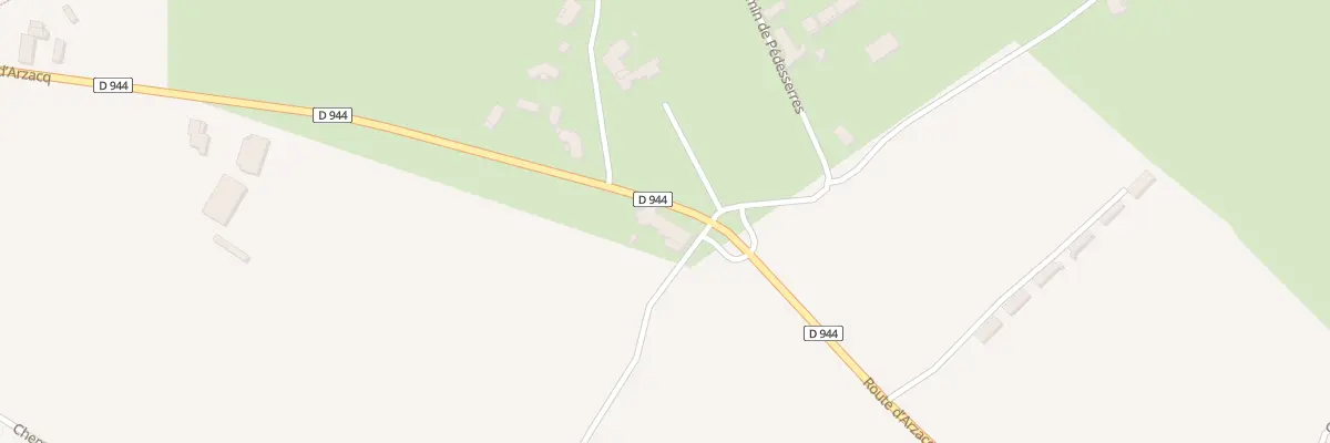 Plan du 1650 Rte d’Arzacq à Samadet