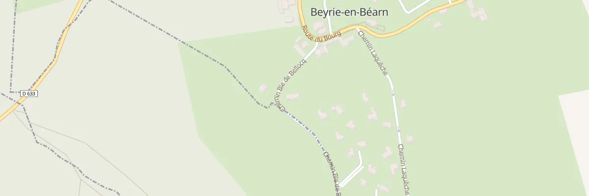 Plan du 13 Che Bie de Bellocq à Beyrie-en-Béarn