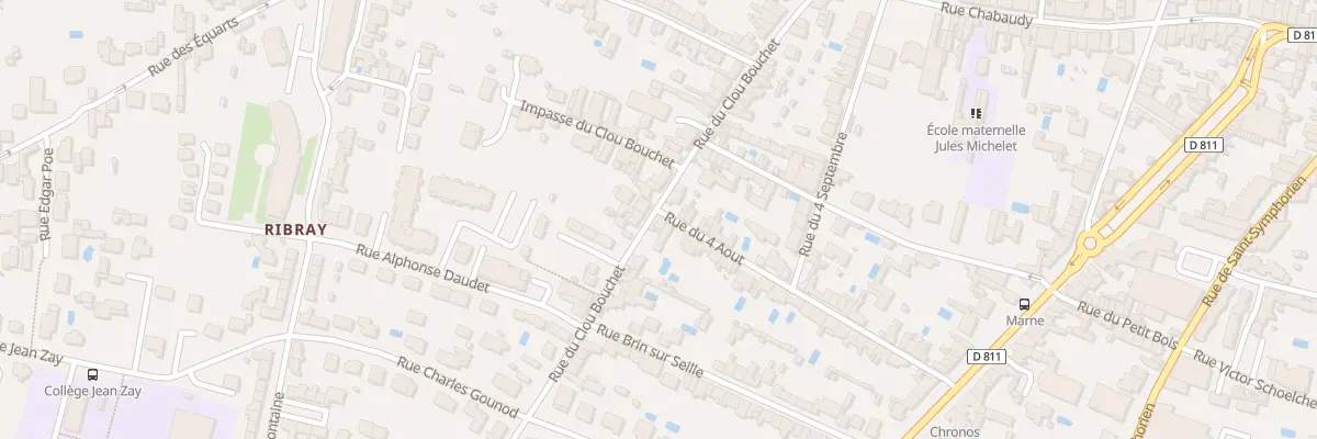 Plan du 39 Rue du 4 Aout à Niort