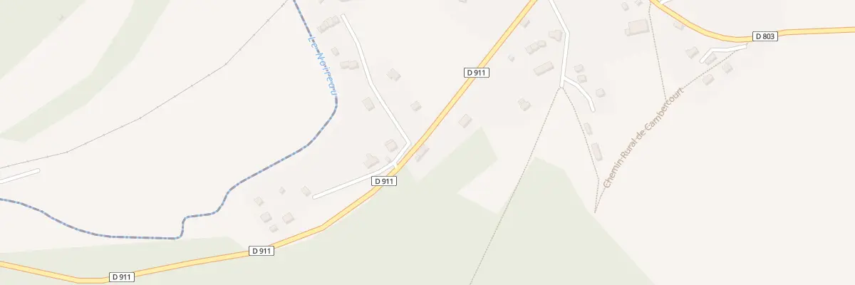 Plan du 113 Cambercourt à Berjou
