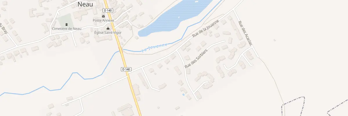 Plan du 17 Rue de la Jouanne à Neau