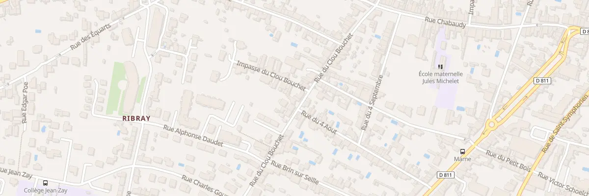 Plan du 102 Rue du Clou Bouchet à Niort