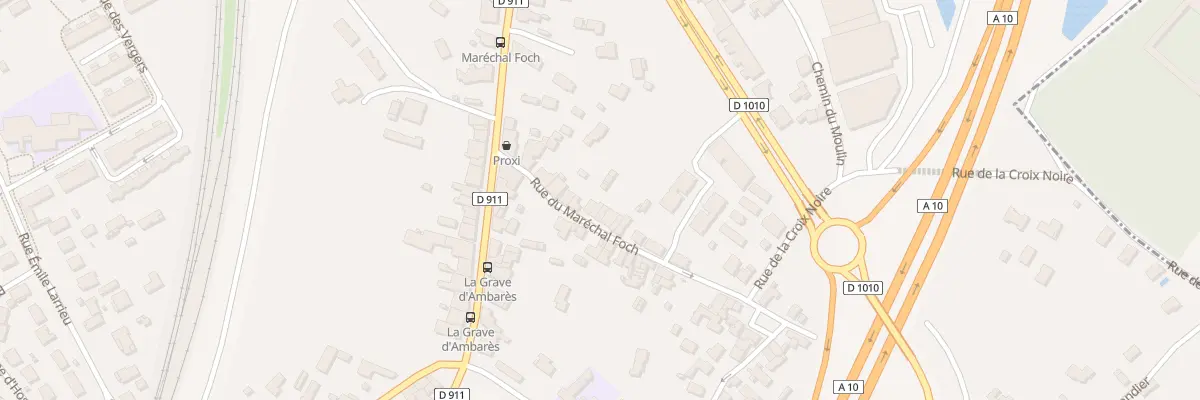 Plan du 12 Rue du Maréchal Foch à Ambarès-et-Lagrave
