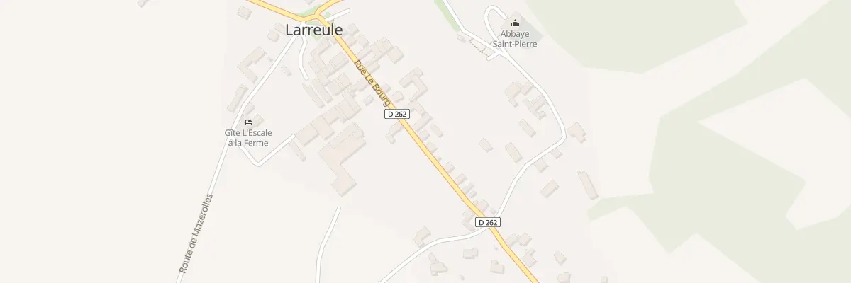 Plan du 15 Rue le Bourg à Larreule