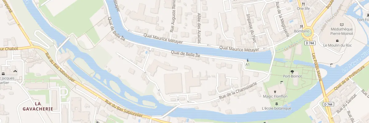 Plan du 18 Quai de Belle-ile à Niort