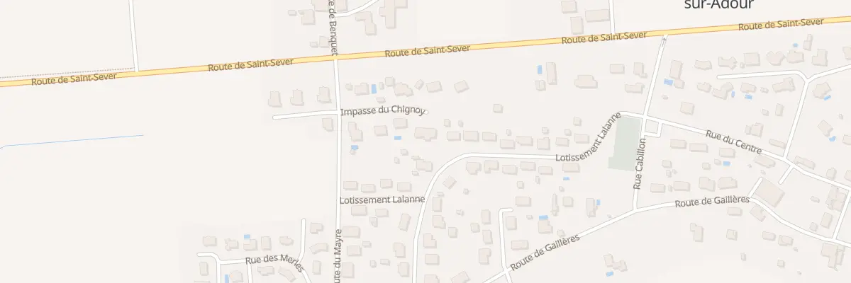 Plan du 104 Imp du Chignoy à Saint-Maurice-sur-Adour