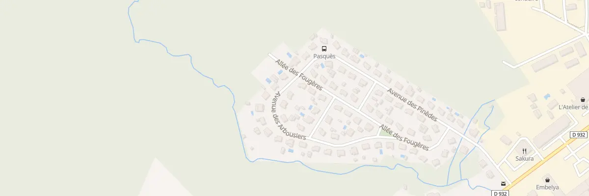 Plan du 22 Av des Arbousiers à Mont-de-Marsan