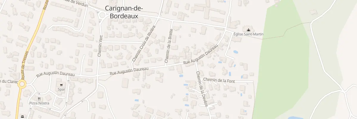Plan du 43 Rue Augustin Daureau à Carignan-de-Bordeaux