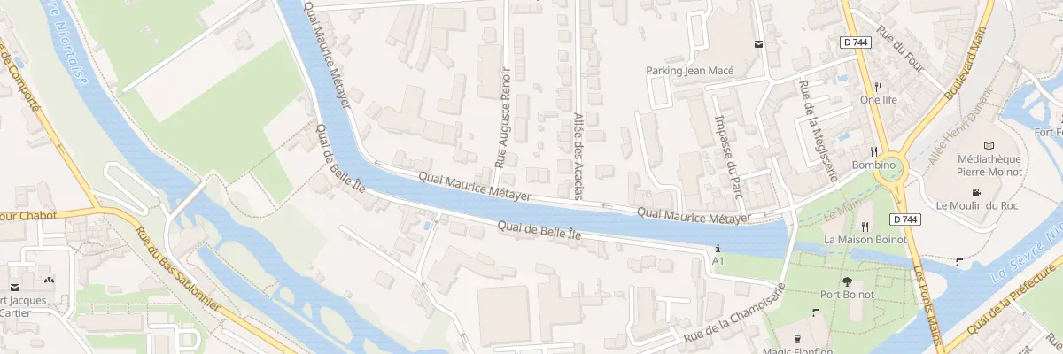 Plan du 18 Quai Maurice Métayer à Niort