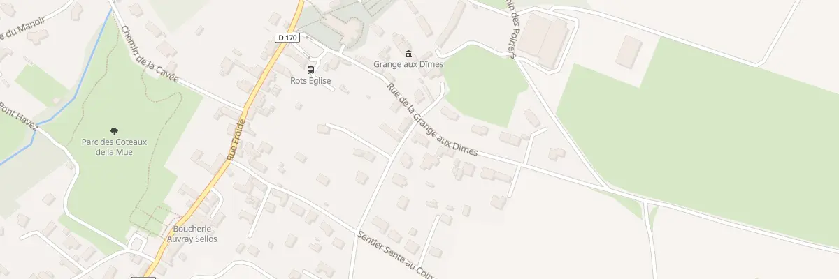 Plan du 6 Rue de la Grange aux Dimes à Rots