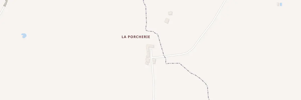 Plan du 5025 La Porcherie à Trayes