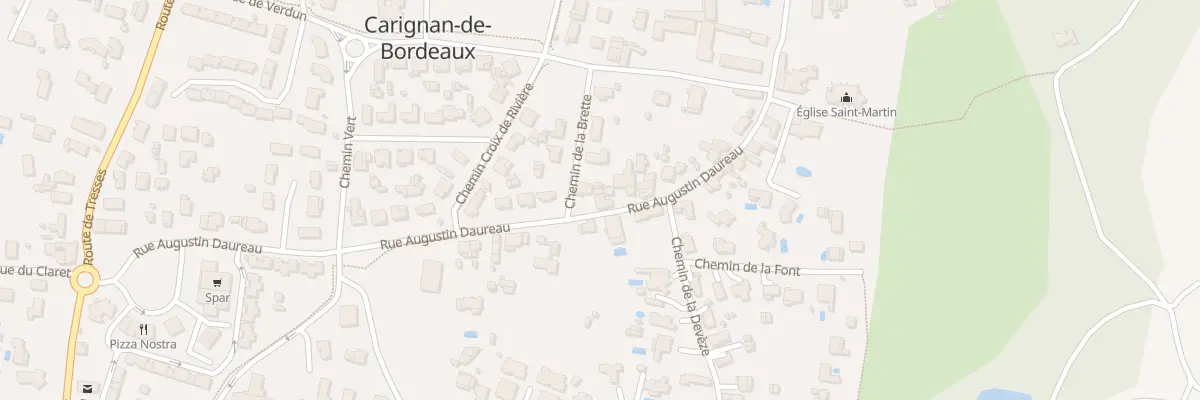 Plan du 41 Rue Augustin Daureau à Carignan-de-Bordeaux