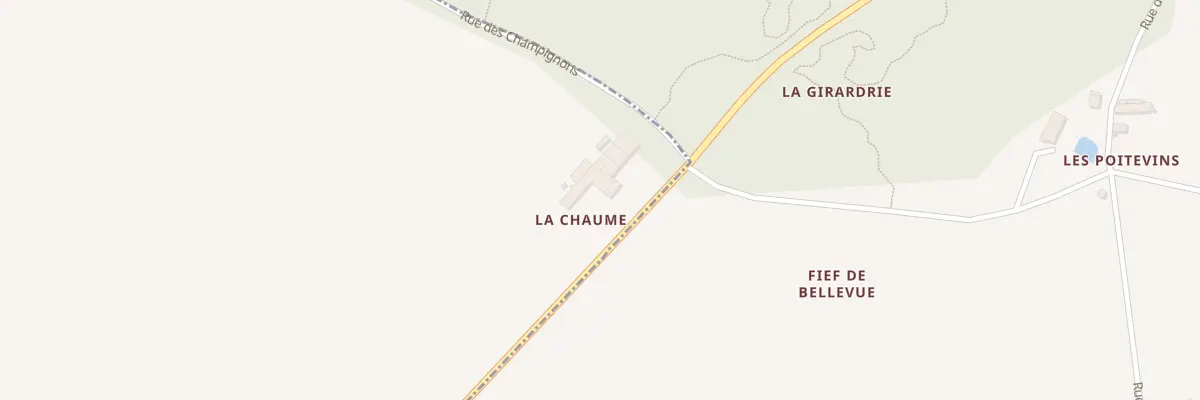 Plan du 185A Rue de la Chaume à Chérac