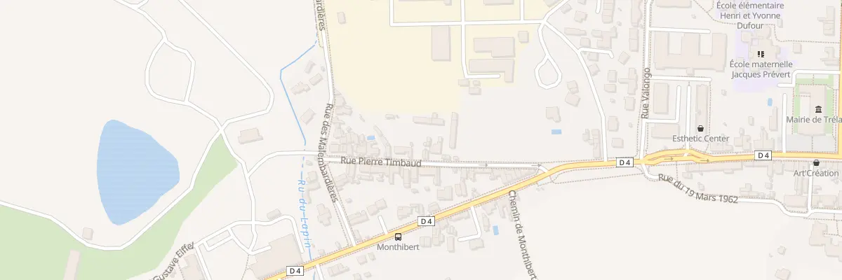 Plan du 30 Rue Pierre Timbaud à Trélazé