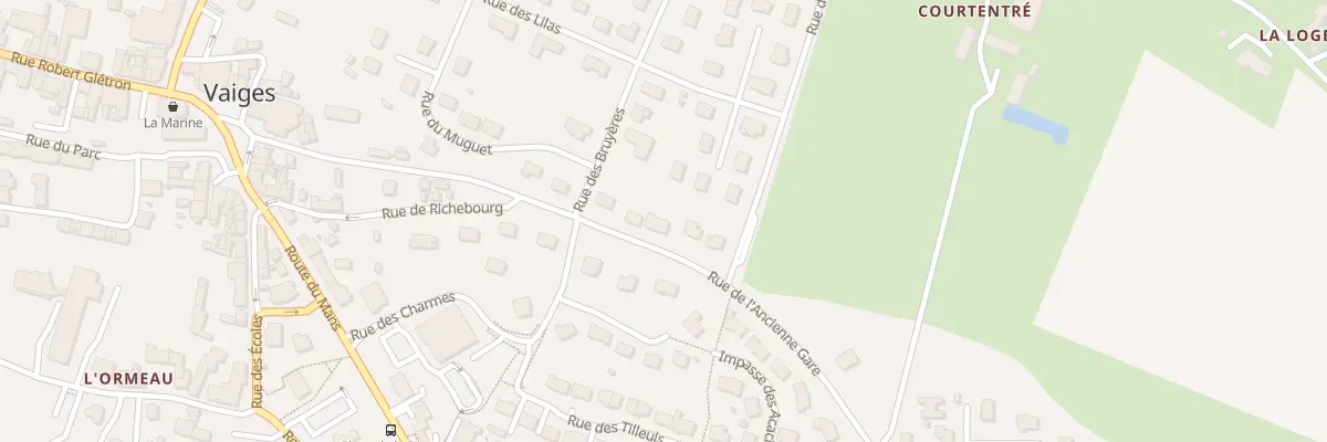 Plan du 18 Rue de l’Ancienne Gare à Vaiges