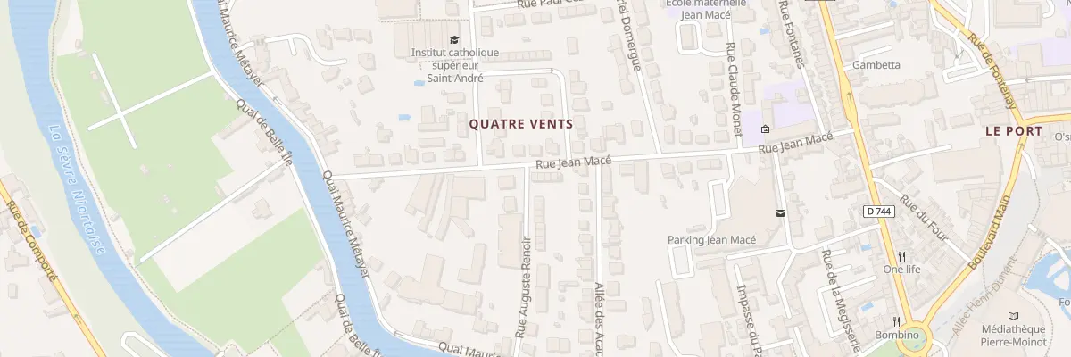 Plan du 49 Rue Jean Macé à Niort