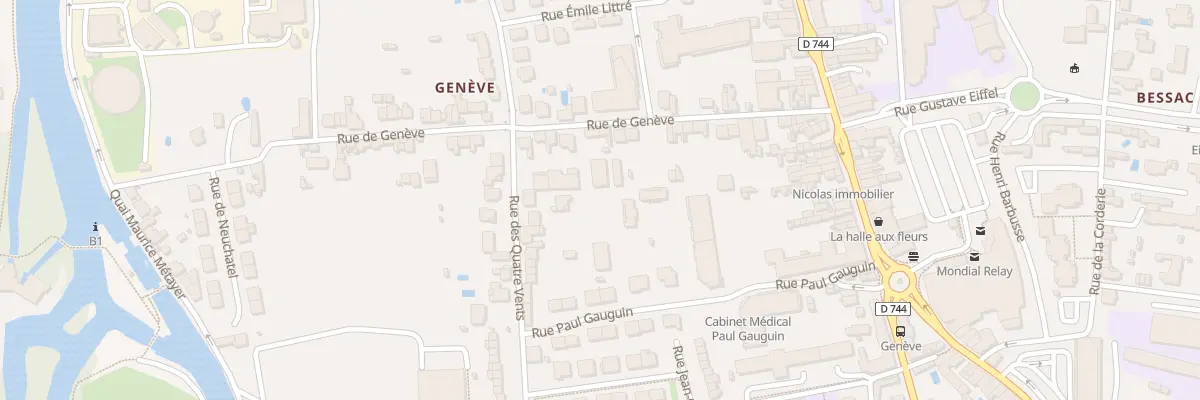 Plan du 35 Rue de Genève à Niort