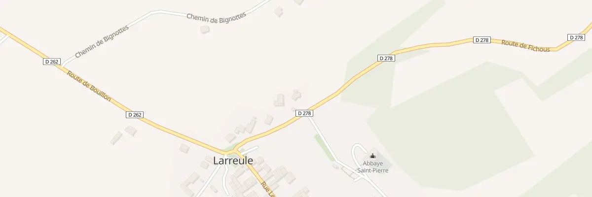 Plan du 9 Rte de Fichous à Larreule