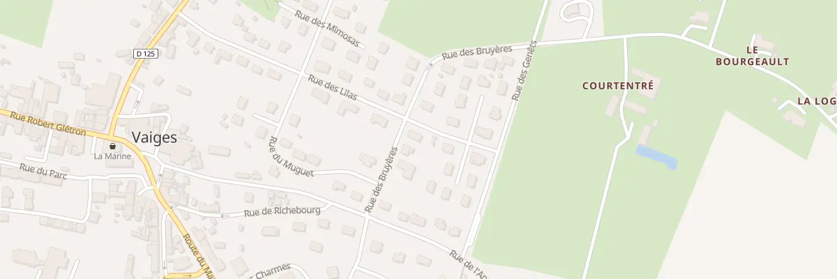 Plan du 19 Rue des Lilas à Vaiges