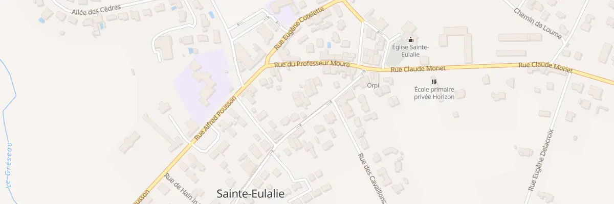 Plan du 15 Rue Georges de Sonneville à Sainte-Eulalie