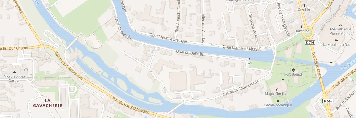 Plan du 19 Quai de Belle-ile à Niort