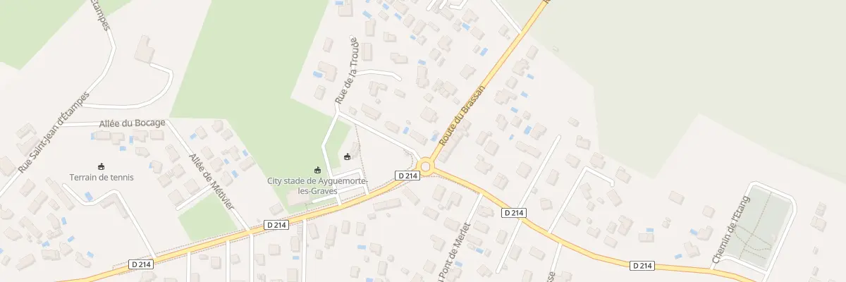 Plan du 1 Rte du Brassan à Ayguemorte-les-Graves