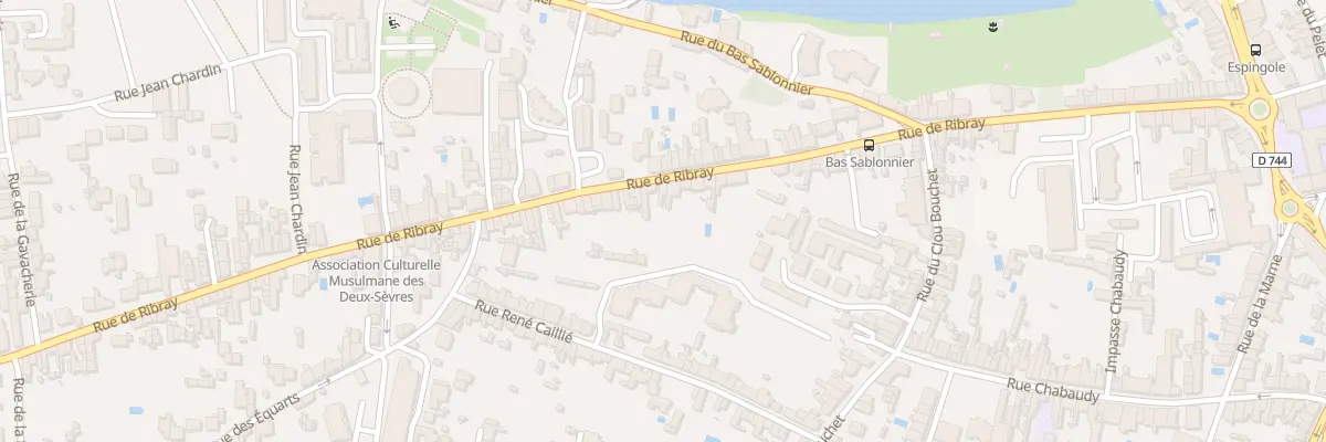 Plan du 71 Rue de Ribray à Niort