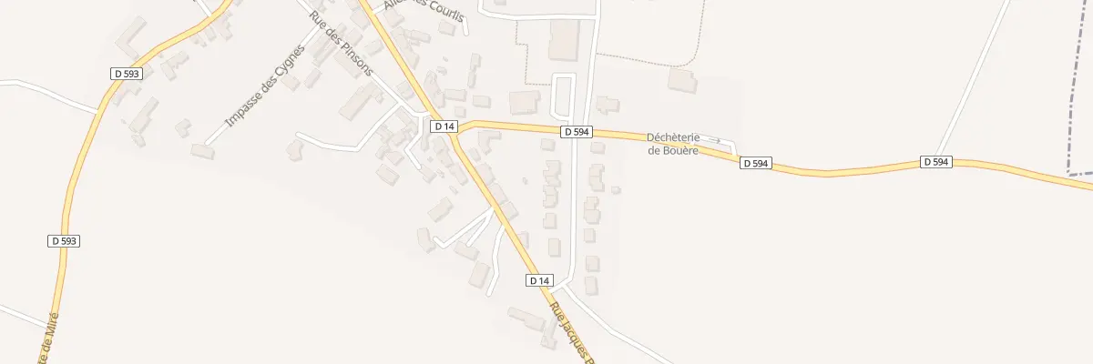 Plan du 6 Rue des Flamants à Bouère