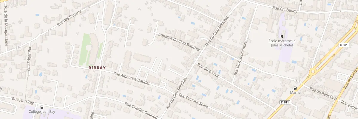 Plan du 108 Rue du Clou Bouchet à Niort