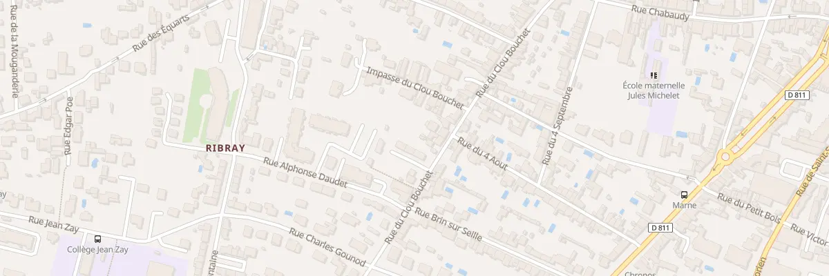 Plan du 110 Rue du Clou Bouchet à Niort