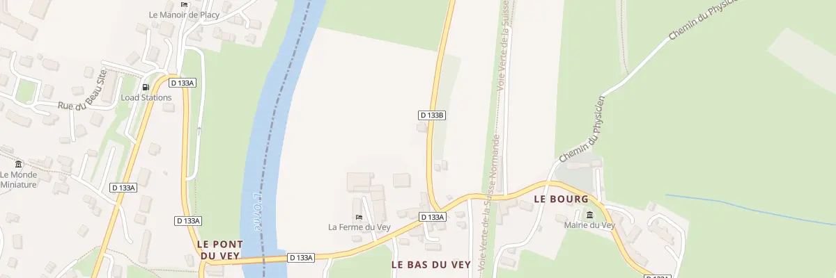 Plan du 3 Rte de la Gare au Vey