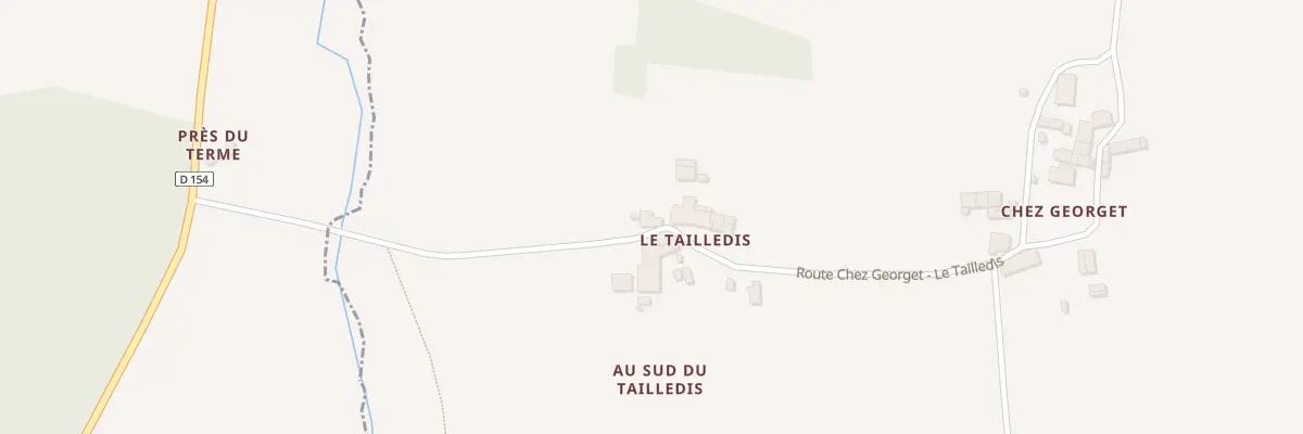 Plan du 5037 Le Tailledis à Rouffignac