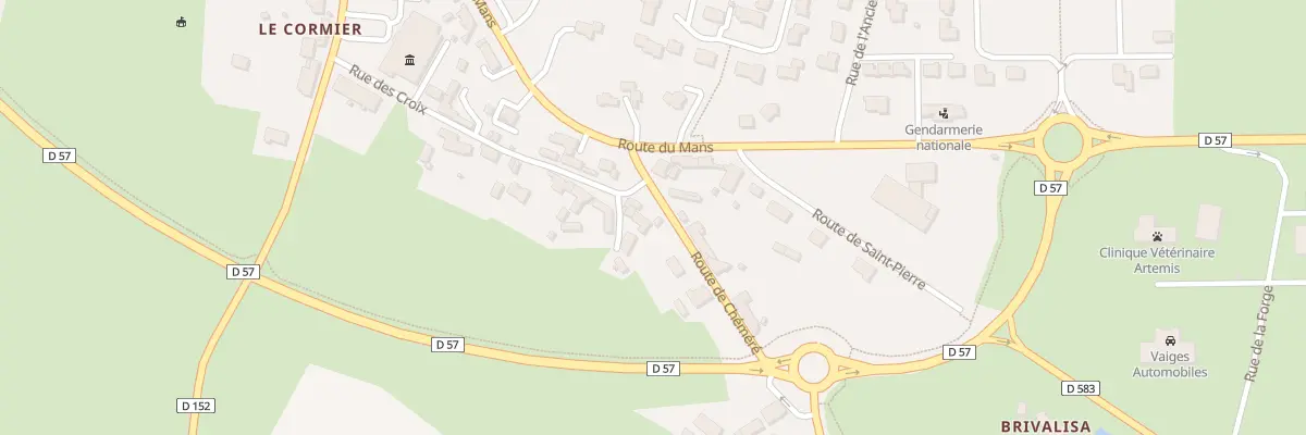 Plan du 1 Rue des Croix à Vaiges