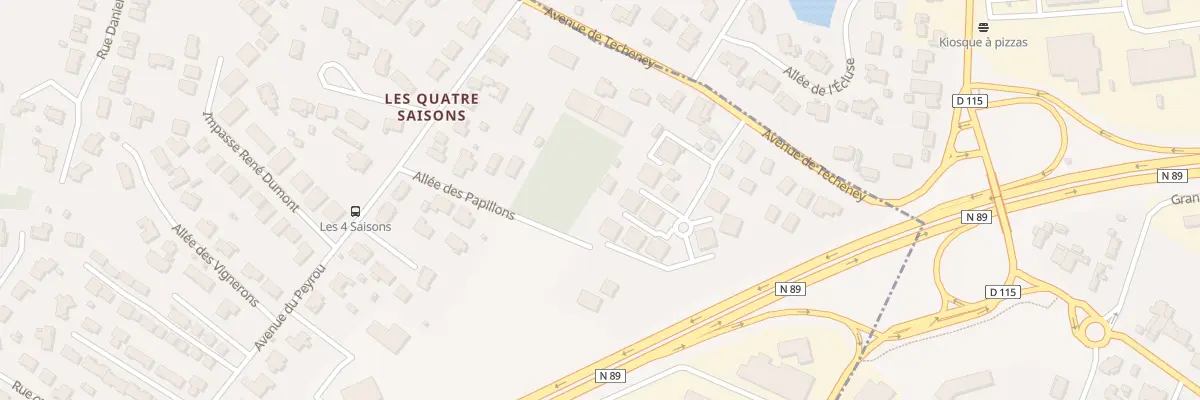 Plan du 15B Av de Techeney à Artigues-près-Bordeaux