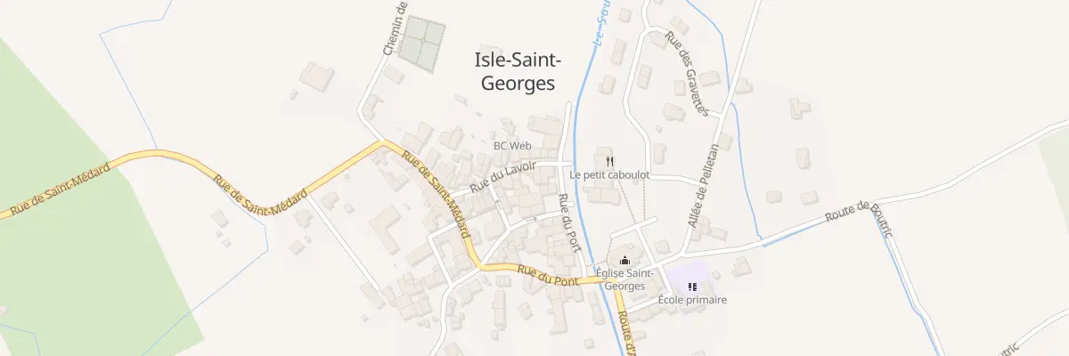 Plan du 19 Rue du Lavoir à Isle-Saint-Georges