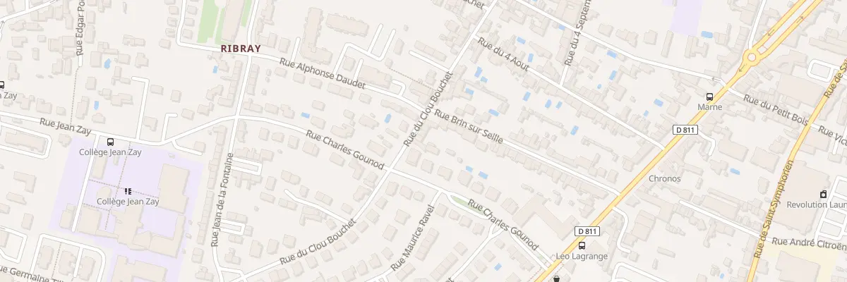 Plan du 123 Rue du Clou Bouchet à Niort