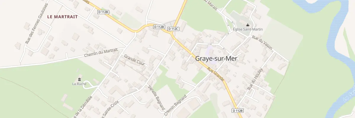 Plan du 5114 Rue Grande à Graye-sur-Mer