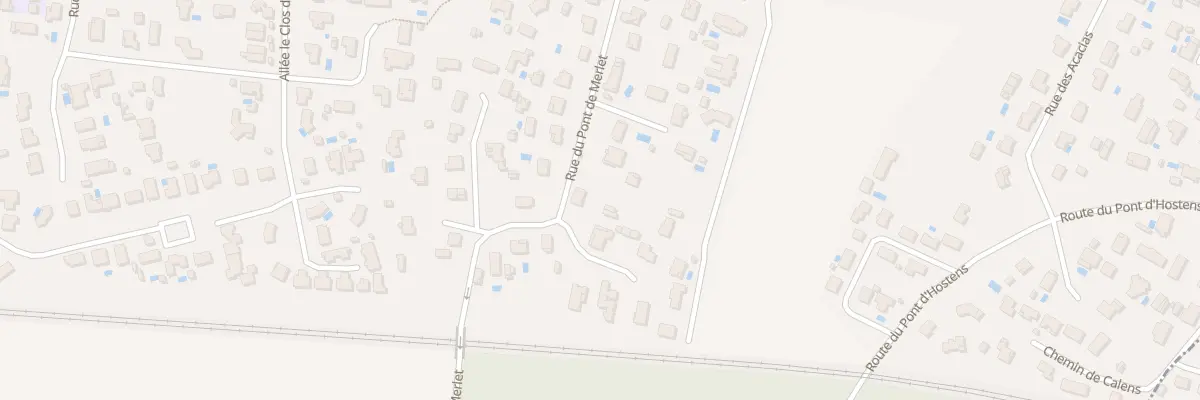 Plan du 25 Rue du Pont Merlet à Ayguemorte-les-Graves