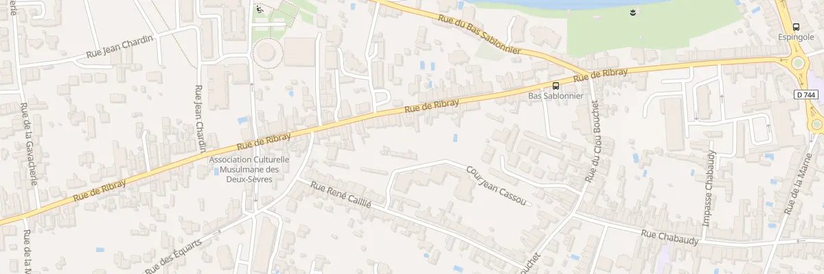 Plan du 75 Rue de Ribray à Niort